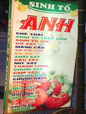 sinh tố anh hội an | Anh Khoa Company | Scooter Rental Hoi An | hoianit.com