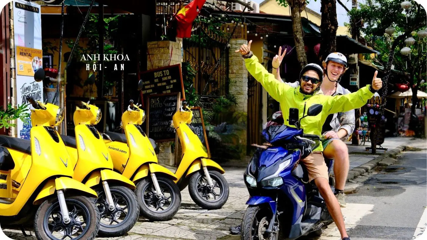 Budget-friendly motorbike rental hoi an by anh khoa, offering high-quality bikes with free delivery and pickup service for a seamless travel experience.