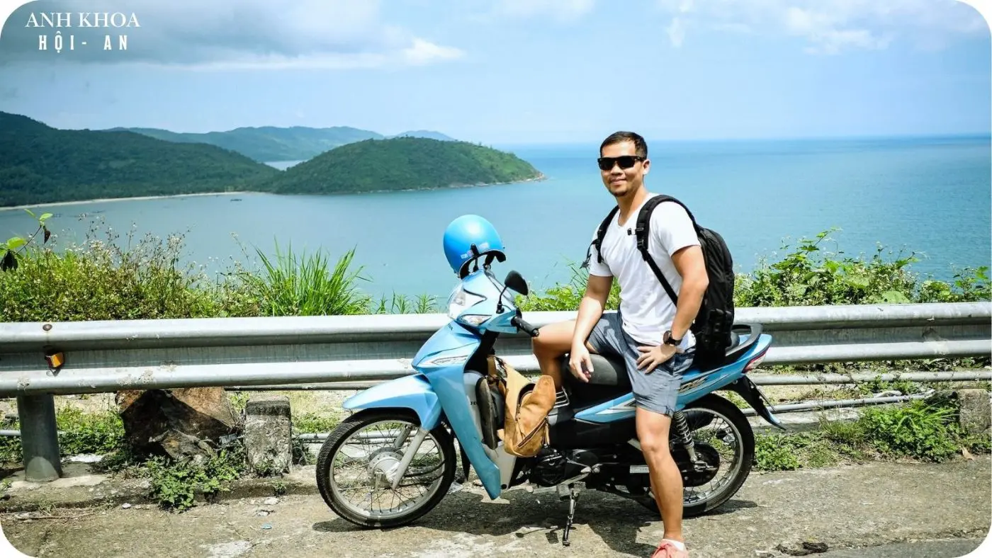 Hoi an to hue motorbike journey: 126 km via hai van pass with stops in da nang, lang co, and more.