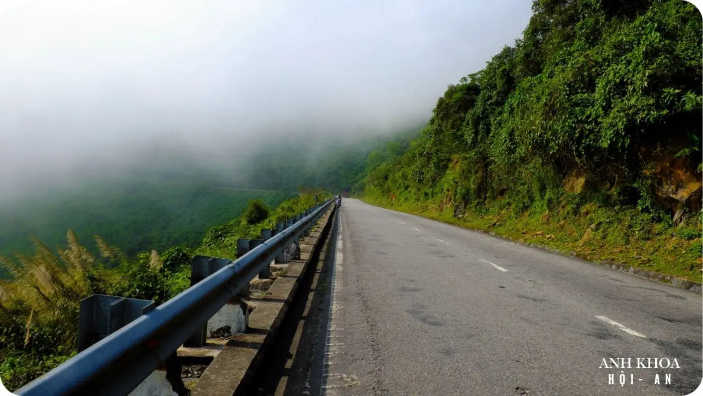 Historical relics and panoramic views from hai van gate on the hai van pass.