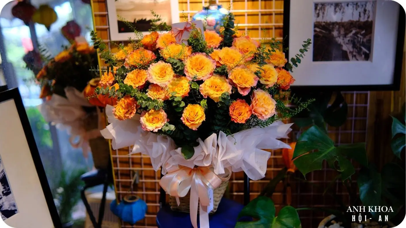 Hoi an flower shop offering a wide selection of beautiful flowers.