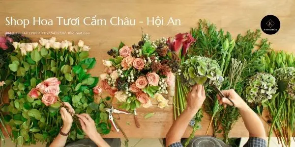 shop hoa tươi ở cẩm châu hội an