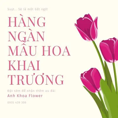 Hàng ngàn mẫu hoa khai trương