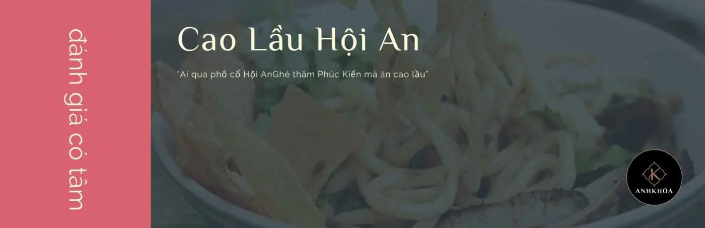 cao lầu hội an