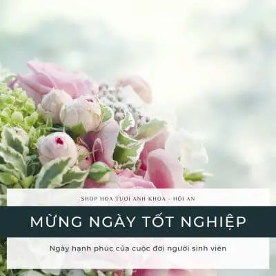 Hoa tươi ngày tốt nghiệp đại học