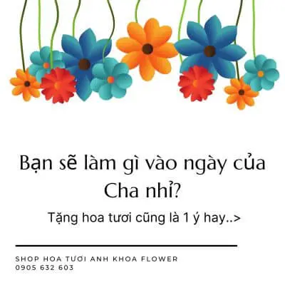 hoa tươi ngày của cha