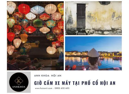 giờ cấm xe máy phố cổ hôi an