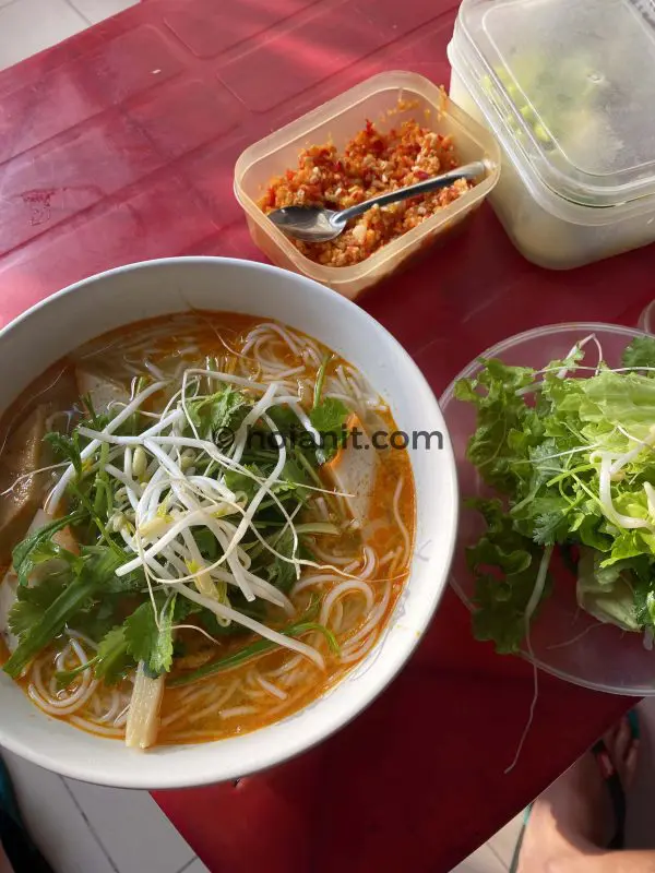 bún chả cá hội an
