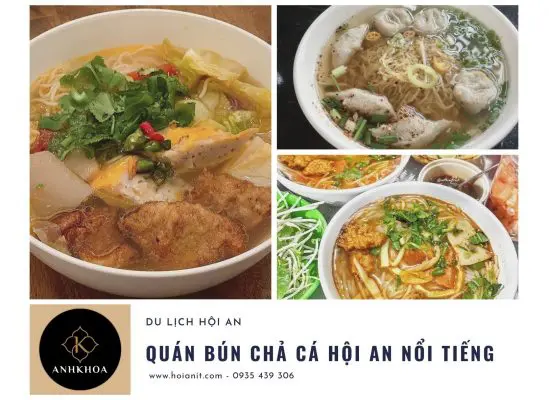 bún chả cá hội an