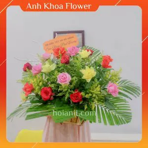 giỏ hoa chúc mừng khai trương