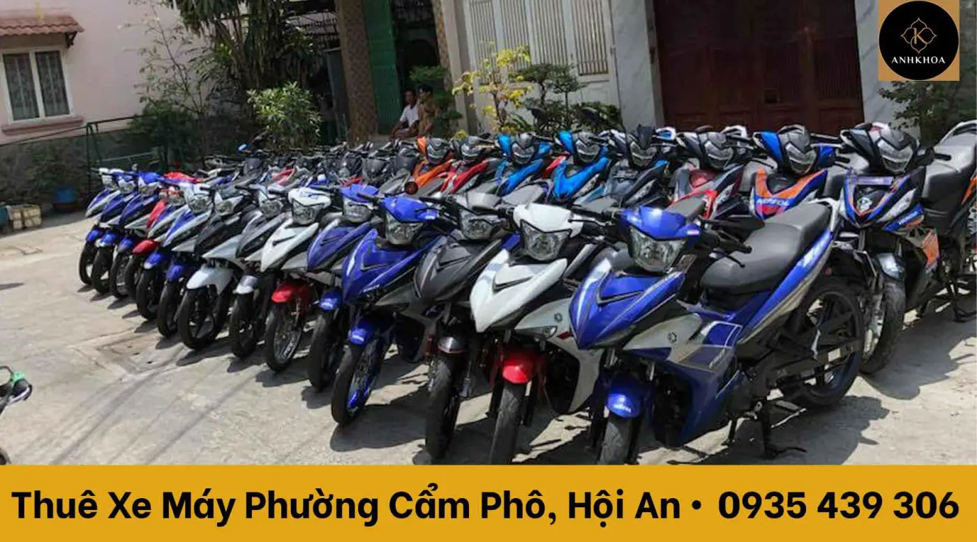 thuê xe máy phường cẩm phô