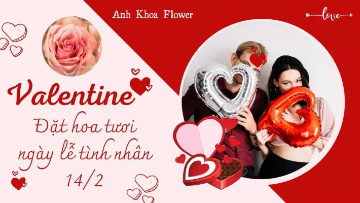 hoa tươi tặng valentine