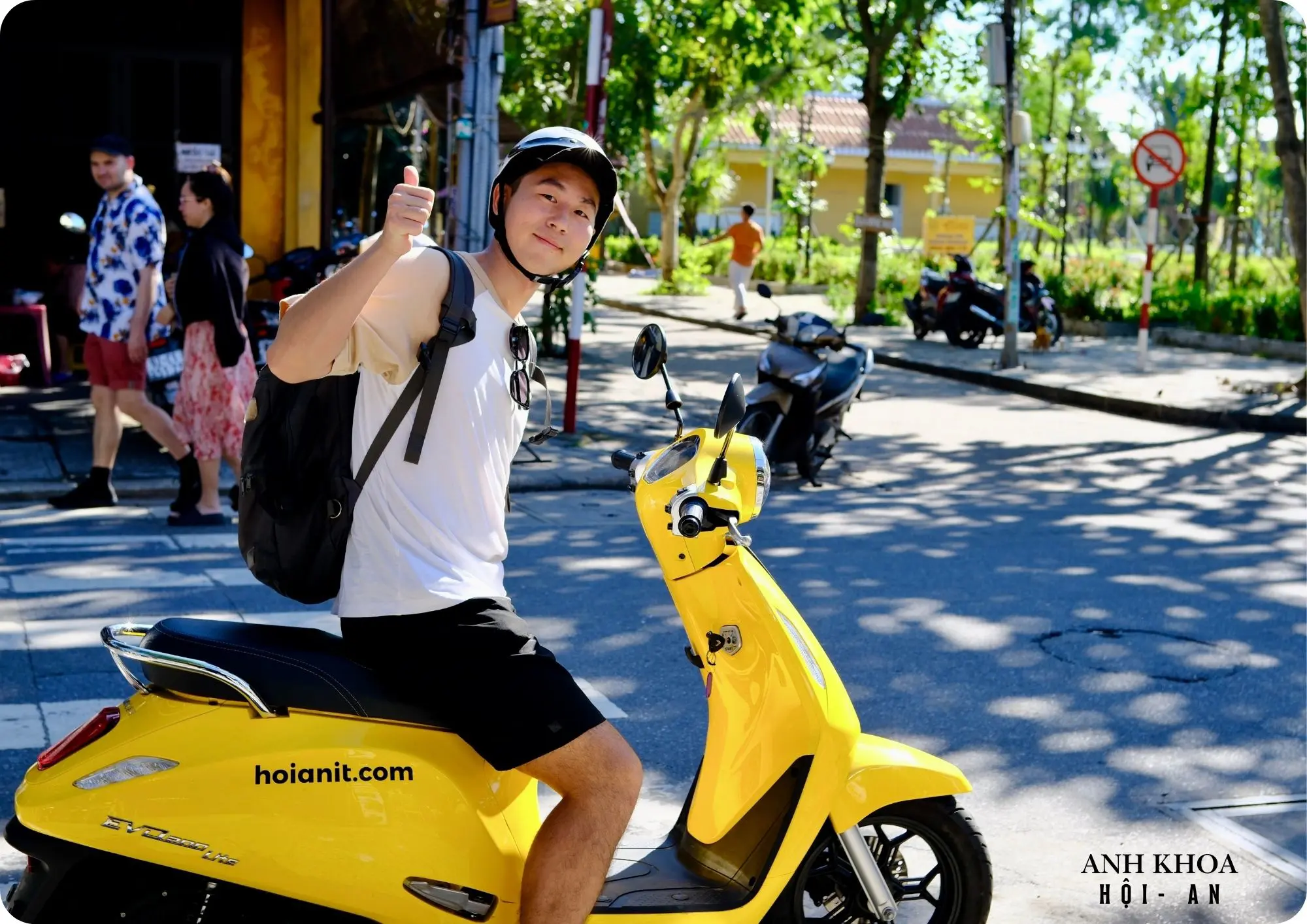 Safe and secure motorbike rental insurance at anh khoa hoi an