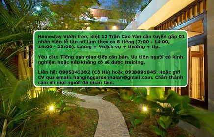 Homestay Vườn treo