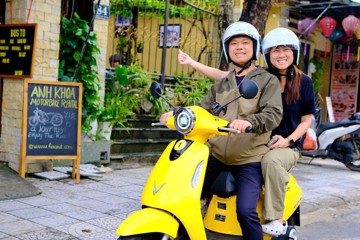 Anh Khoa electric bike rental - Discover Hoi An the green way