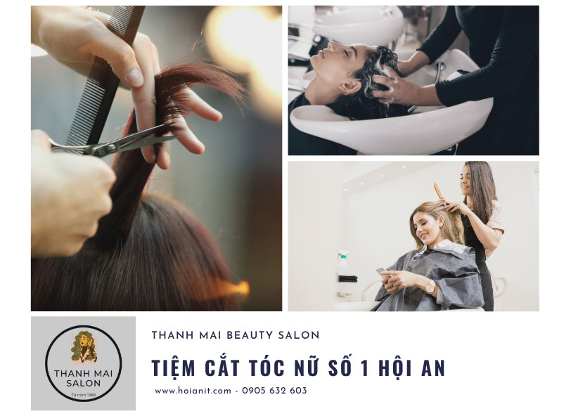 cắt tóc nữ đẹp ở hội an