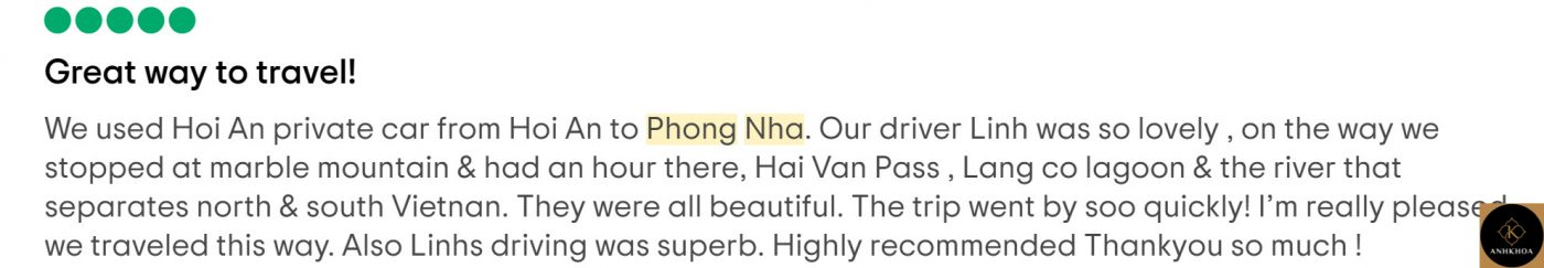 review hoi an to phong by car 2