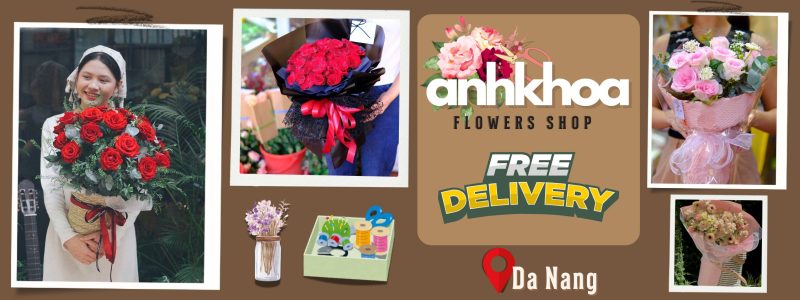 Da Nang Flower Shop - Anh Khoa with a stunning display of fresh flowers, ideal for all occasions in Da Nang