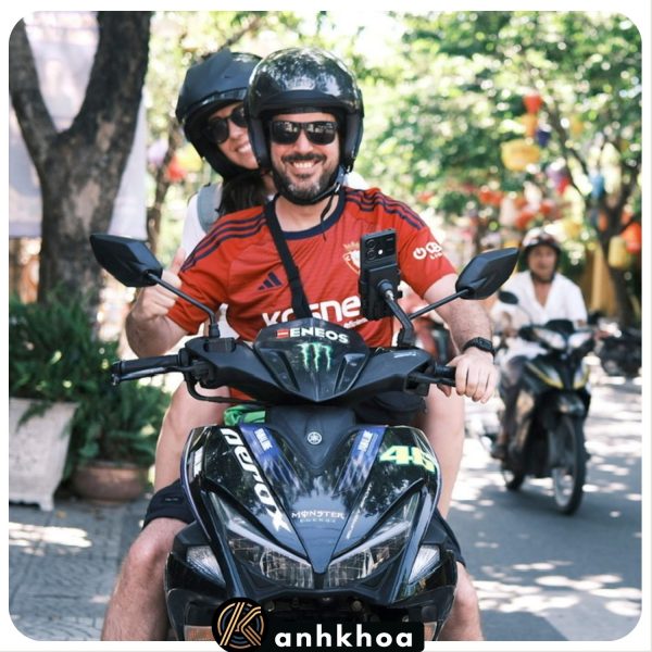 Rent Yamaha NVX 155cc in Hoi An at Anh Khoa Motorbike Rental for a smooth and powerful journey.