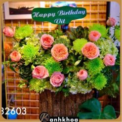 Giỏ hoa tươi trang nhã dành tặng dịp đặc biệt tại Hội An