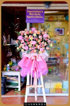 lẵng hoa tươi khai trương hội an