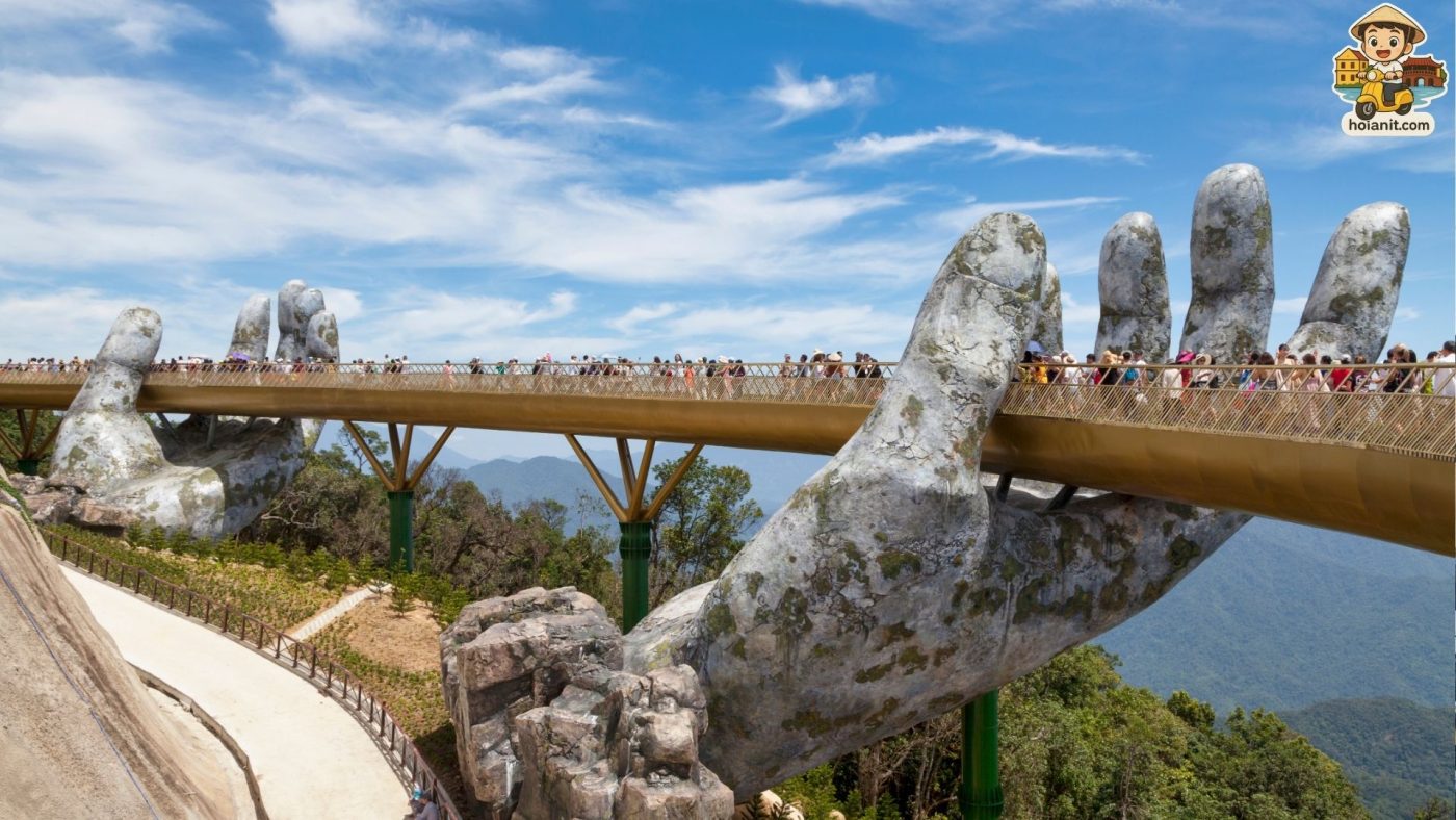 Ba Na Hills Golden Bridge and scenic views at Ba Na Hills – a top-rated experience featured in the Hoi An Budget Guide under $100.