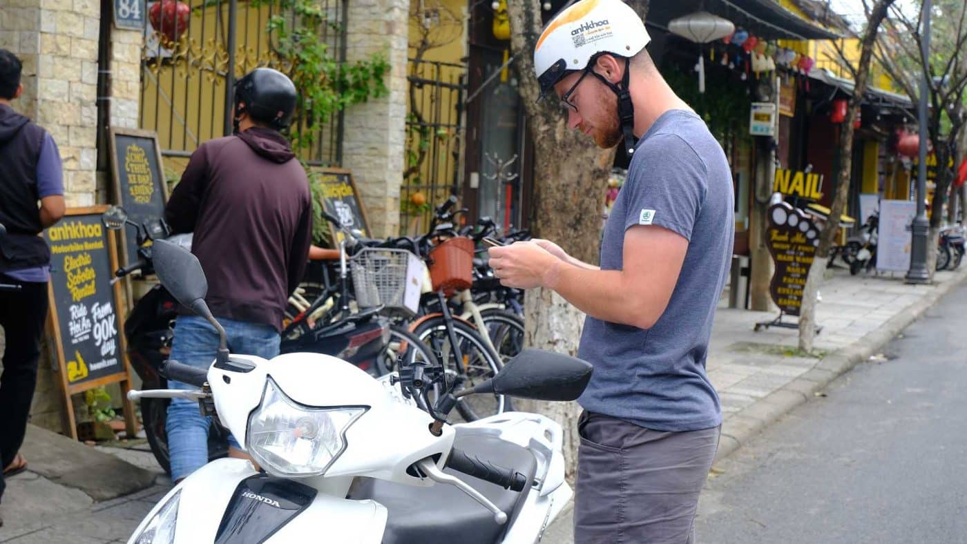 Bike Rental Hoi An234 Riding in the Rain in Hoi An