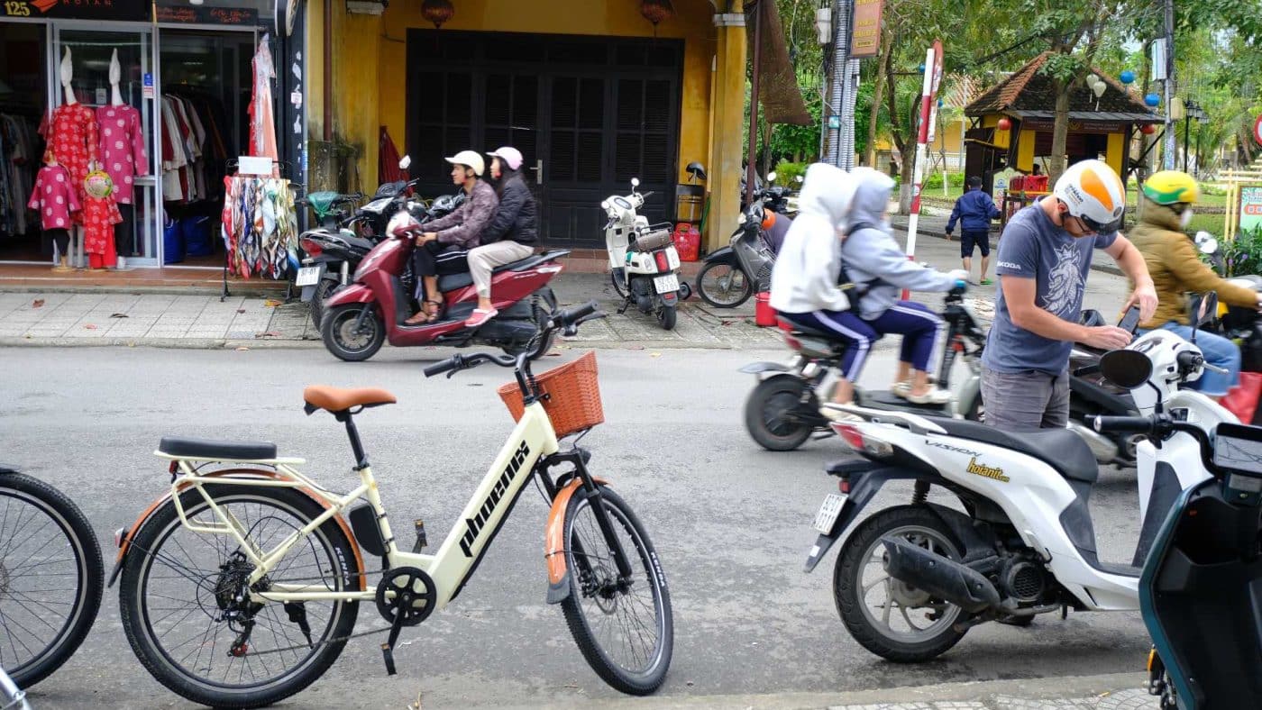 Bike Rental Hoi An236 Riding in the Rain in Hoi An