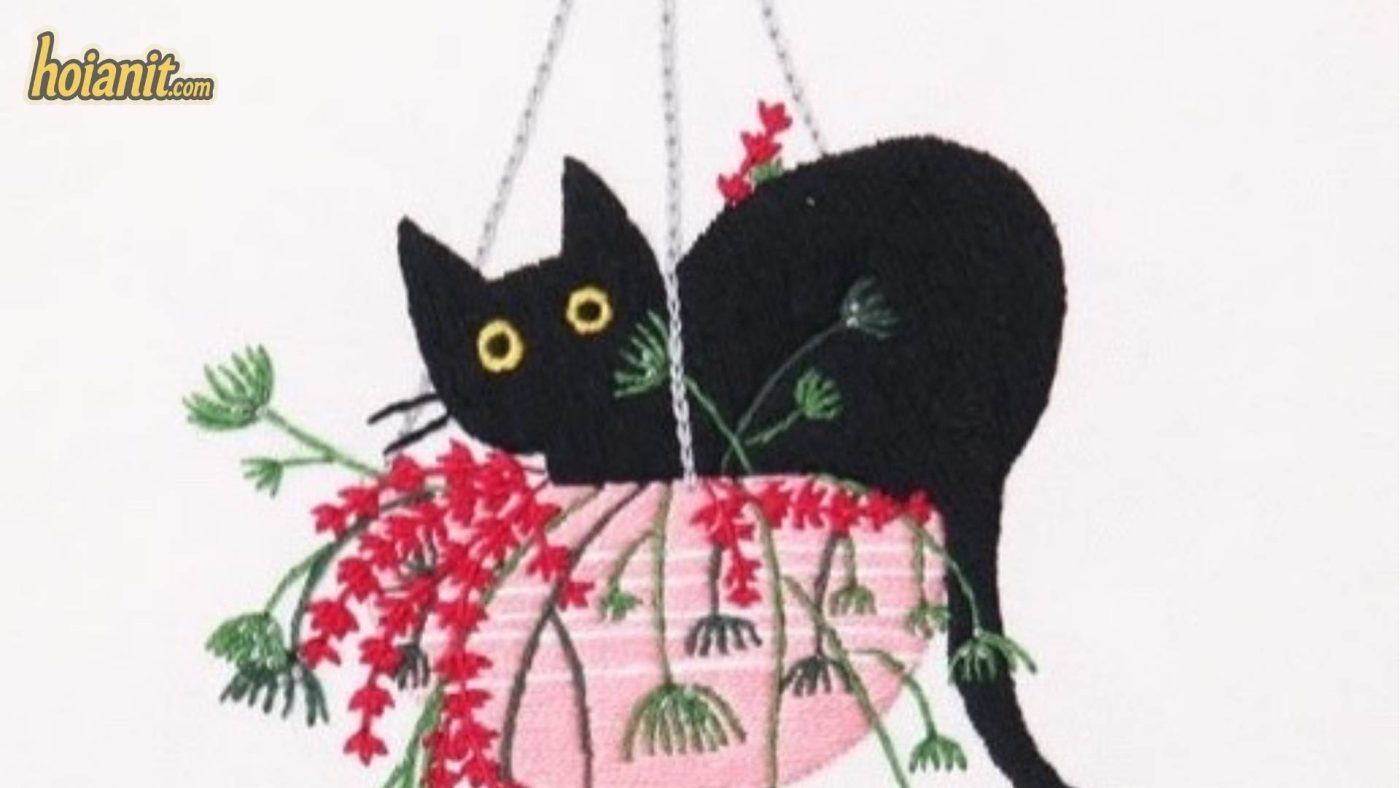 Hand Embroidery Art in Hoi An