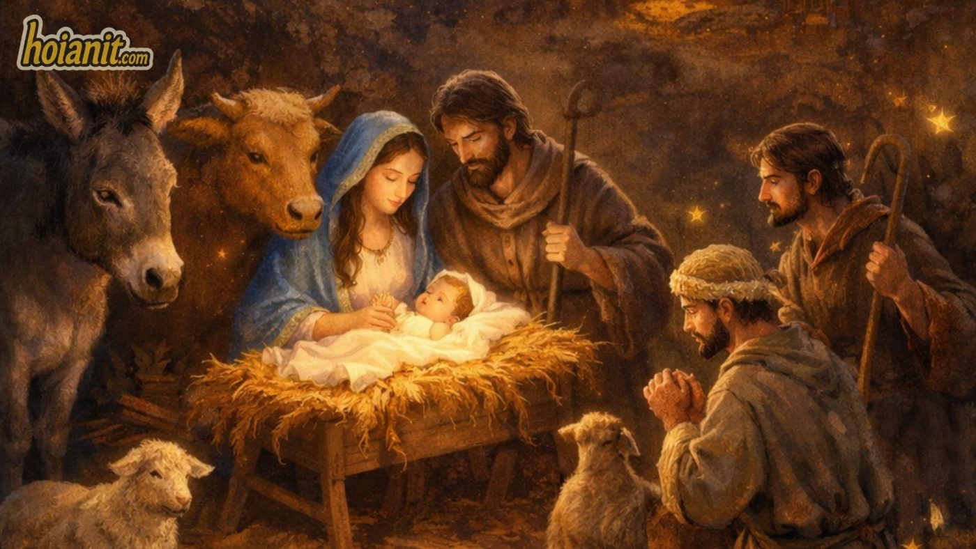 Hang đá Giáng Sinh tượng trưng cho điều gì