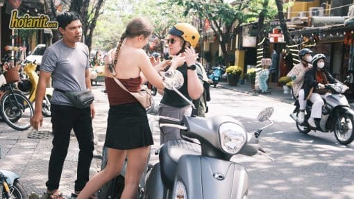 50cc scooter rental in Hoi An, no license required