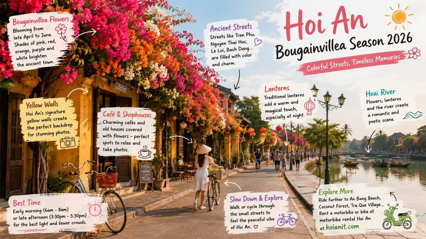 Hoi An Bougainvillea Season Blooms Hoi An Bougainvillea Season Blooms