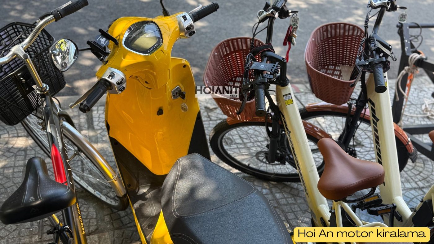 Hoi An elektrikli bisiklet kiralama – pedal destekli e-bike