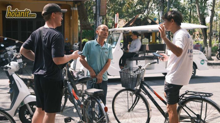 Hoi An to Marble Mountains by motorbike