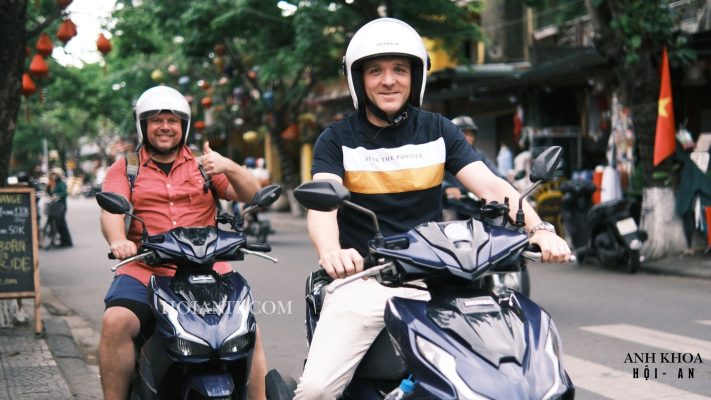 Honda Air Blade rental in Hoi An for a fun and stylish ride while touring the city.
