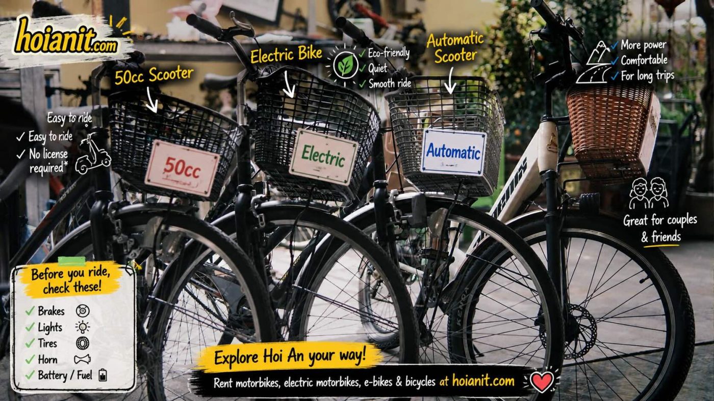 How to Choose the Right Bike in Hoi An How to Choose the Right Bike in Hoi An