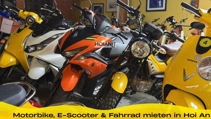Motorroller mieten in Hoi An – Anh Khoa Rental