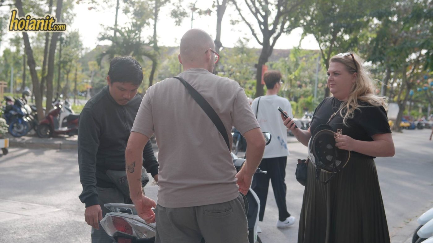 thuê xe máy đi bãi biển an bàng