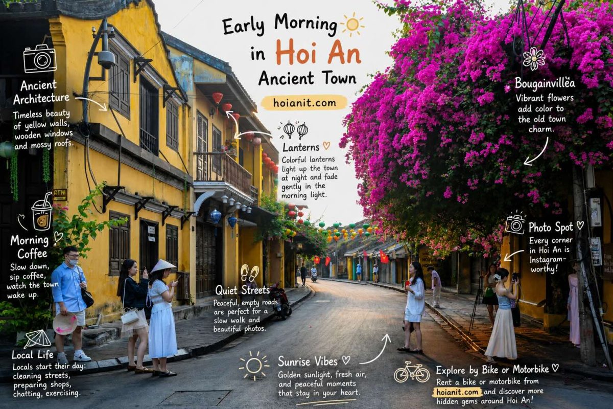 Peaceful Early Morning in Hoi An Ancient Town Peaceful Early Morning in Hoi An Ancient Town
