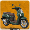 Anh Khoa motorbike rental shop offering Honda Scoopy