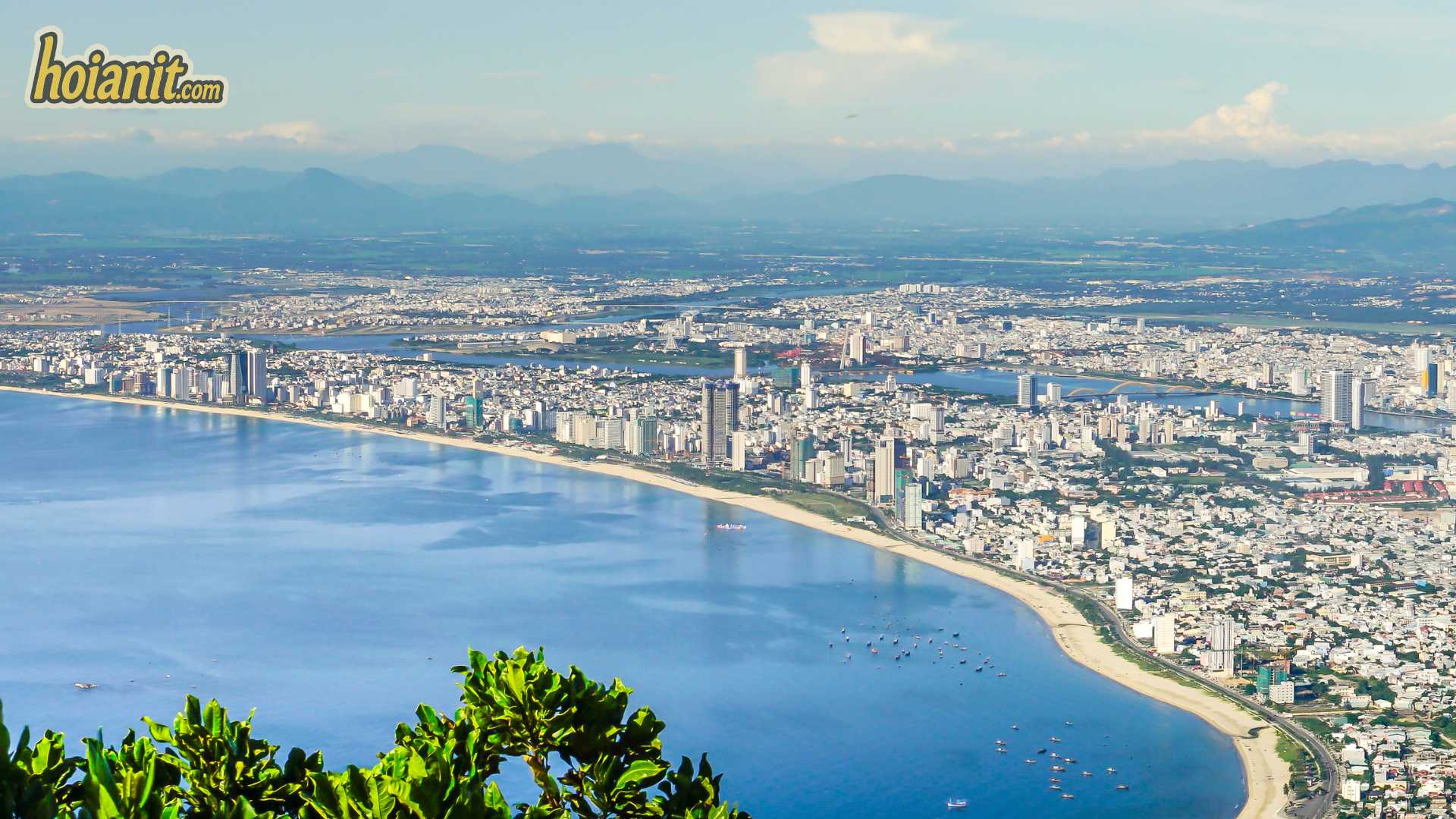 Son Tra Peninsula viewpoint above Da Nang near Hoi An