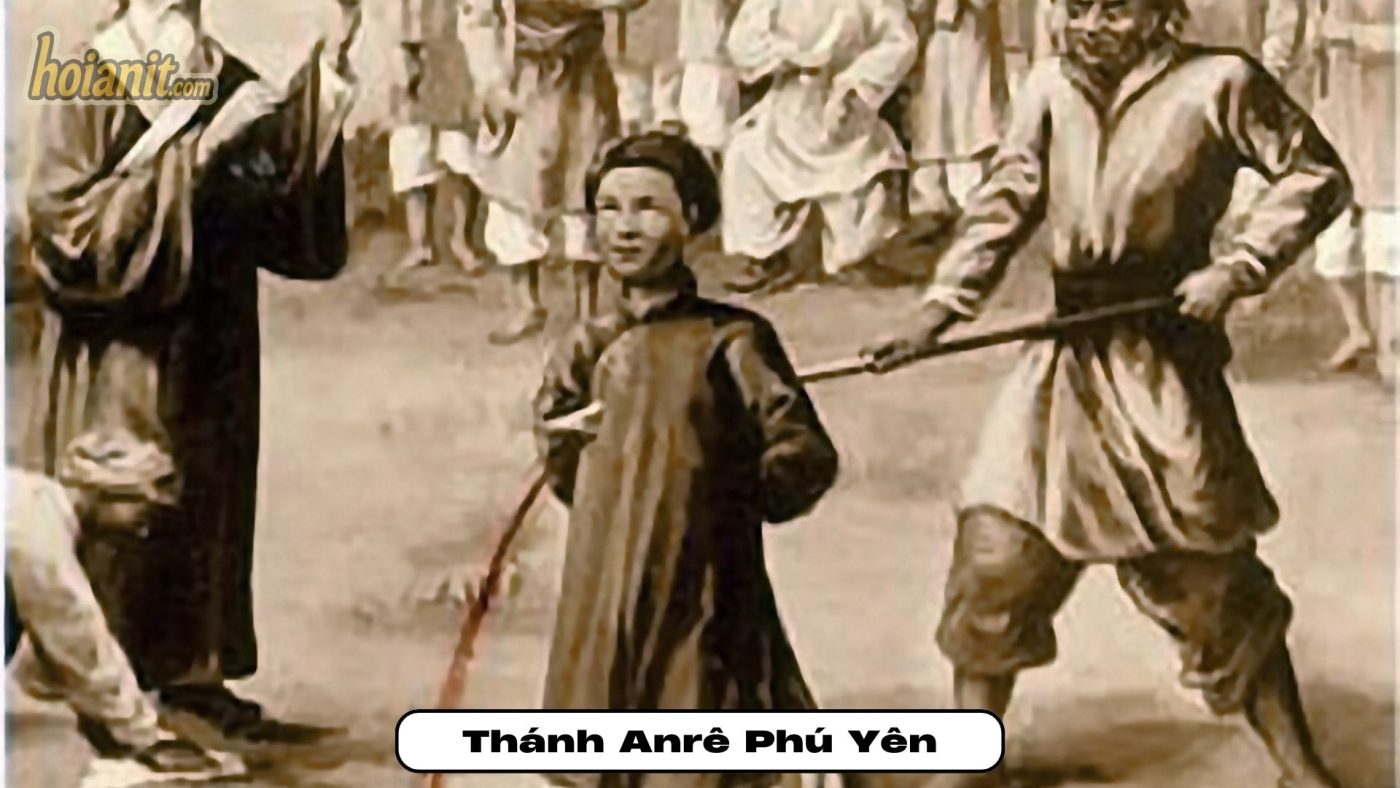 Hình minh họa Thánh Anrê Phú Yên hiên ngang trong đức tin