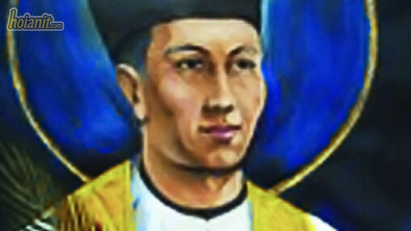 Thánh Anrê Trần An Dũng Lạc bị bắt năm 1839 trong thời bách hại đạo Công giáo