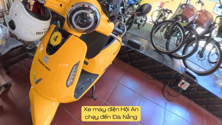 Xe máy điện Hội An chạy đến Đà Nẵng