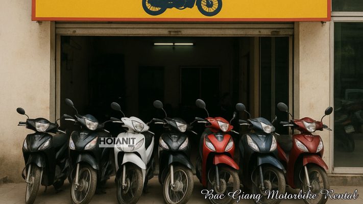 Family-friendly motorbike rentals in Bac Giang for scenic rural rides.