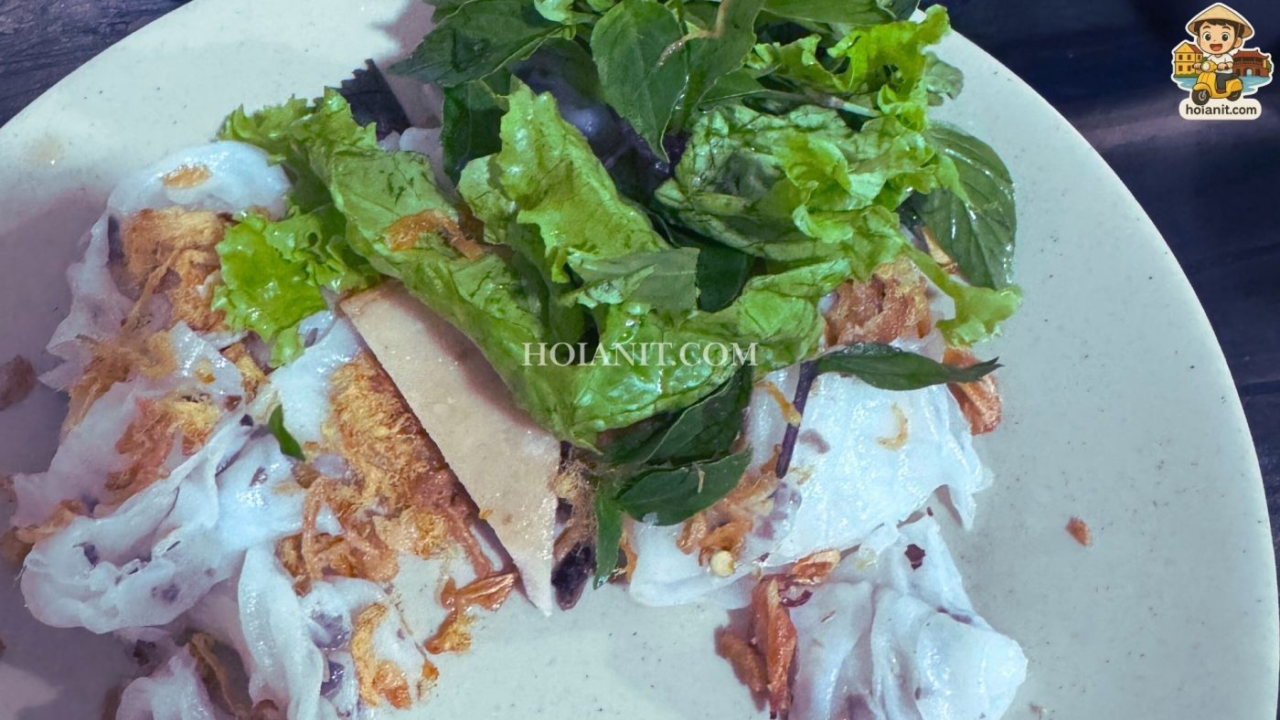 bánh cuốn hà nội ở hội an