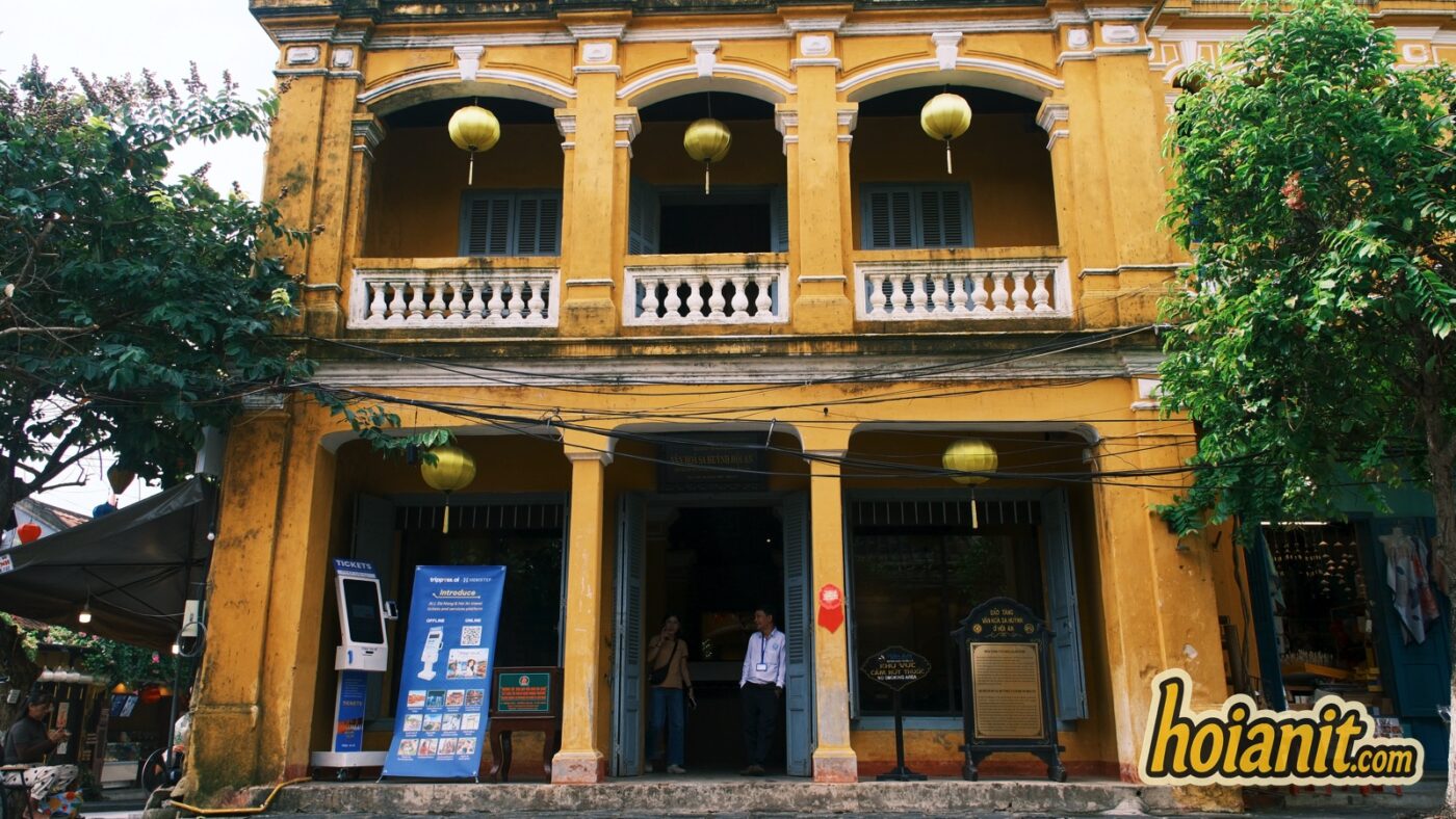 bao tang van hoa sa huynh hoi an1 Mặt tiền vàng của Bảo tàng Văn hóa Sa Huỳnh tại 149 Trần Phú, Hội An