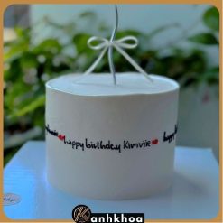 simple birthday cake in da nang