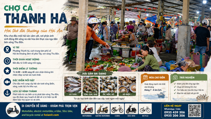 chợ cá Thanh Hà Hội An