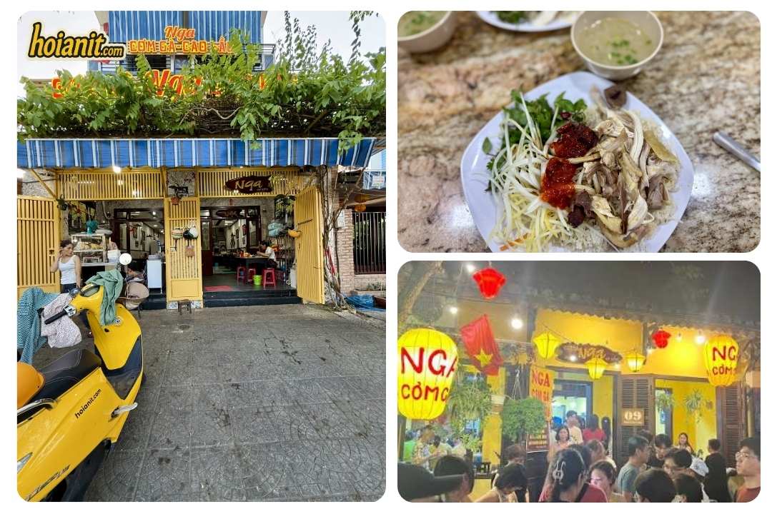 com ga hoi an nga Cơm gà Nga Hội An